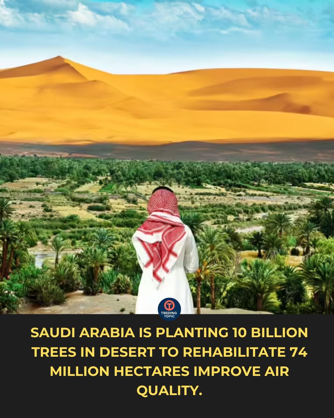 Trending - 🌳🌍 Saudi Arabia’s bold green mission is taking root. Saudi ...