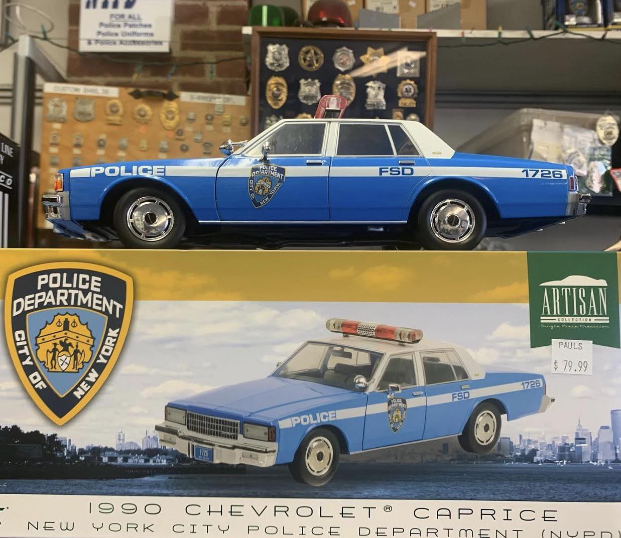 The classic NYPD 1990 Chevrolet Caprice! #rememberwhenNJNY