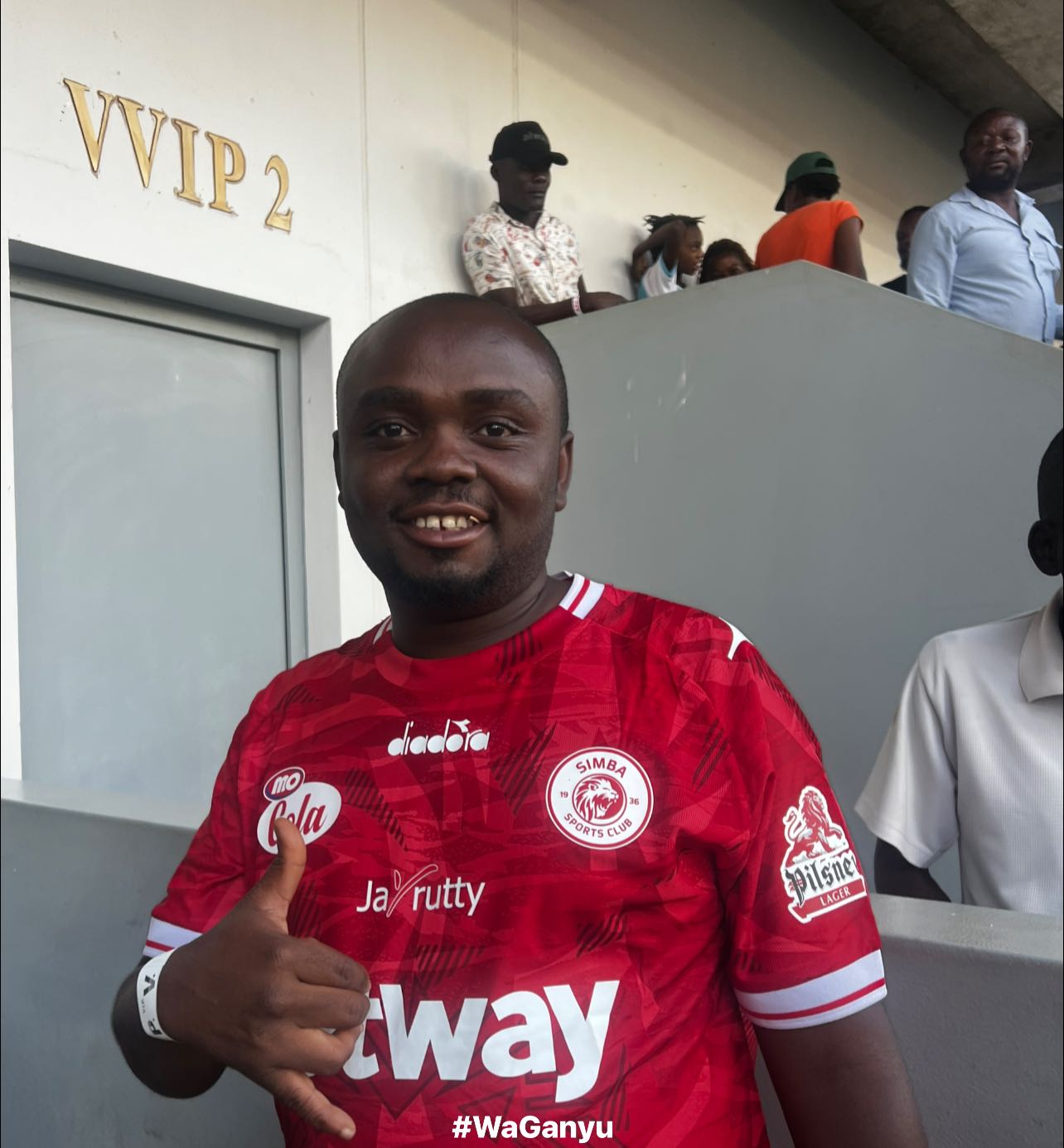 Wa Some Simba SC supporters travelled all the way from Tanzania to