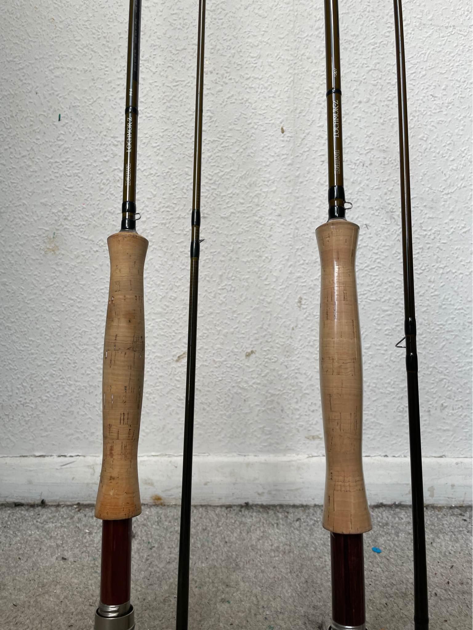 Rare Diawa Alltmore & Lochmor-Z Fly Fishing Rods x2 (966) (1007 ...