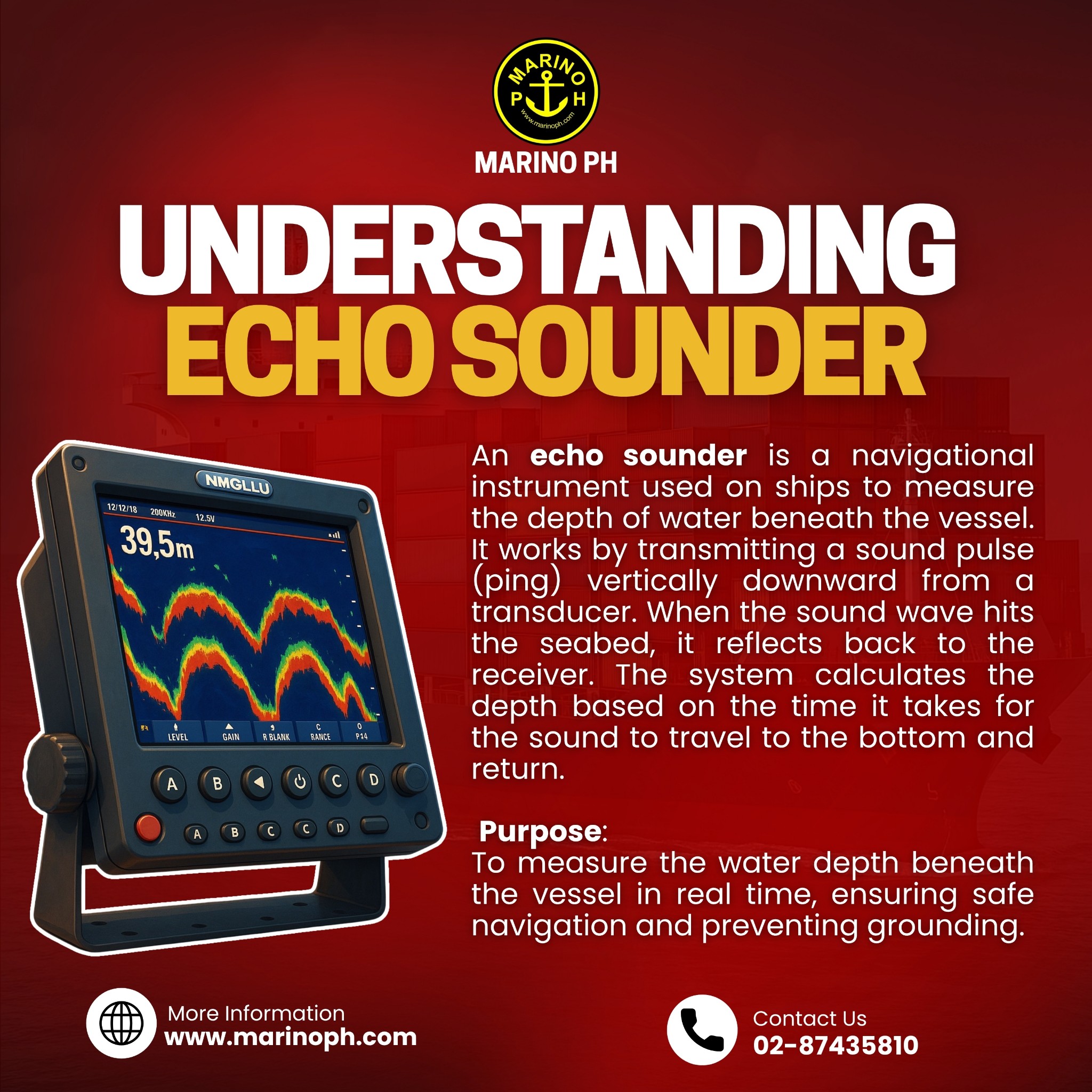 Marino - MARINO PH | Echo Sounder An echo sounder is an essential ...