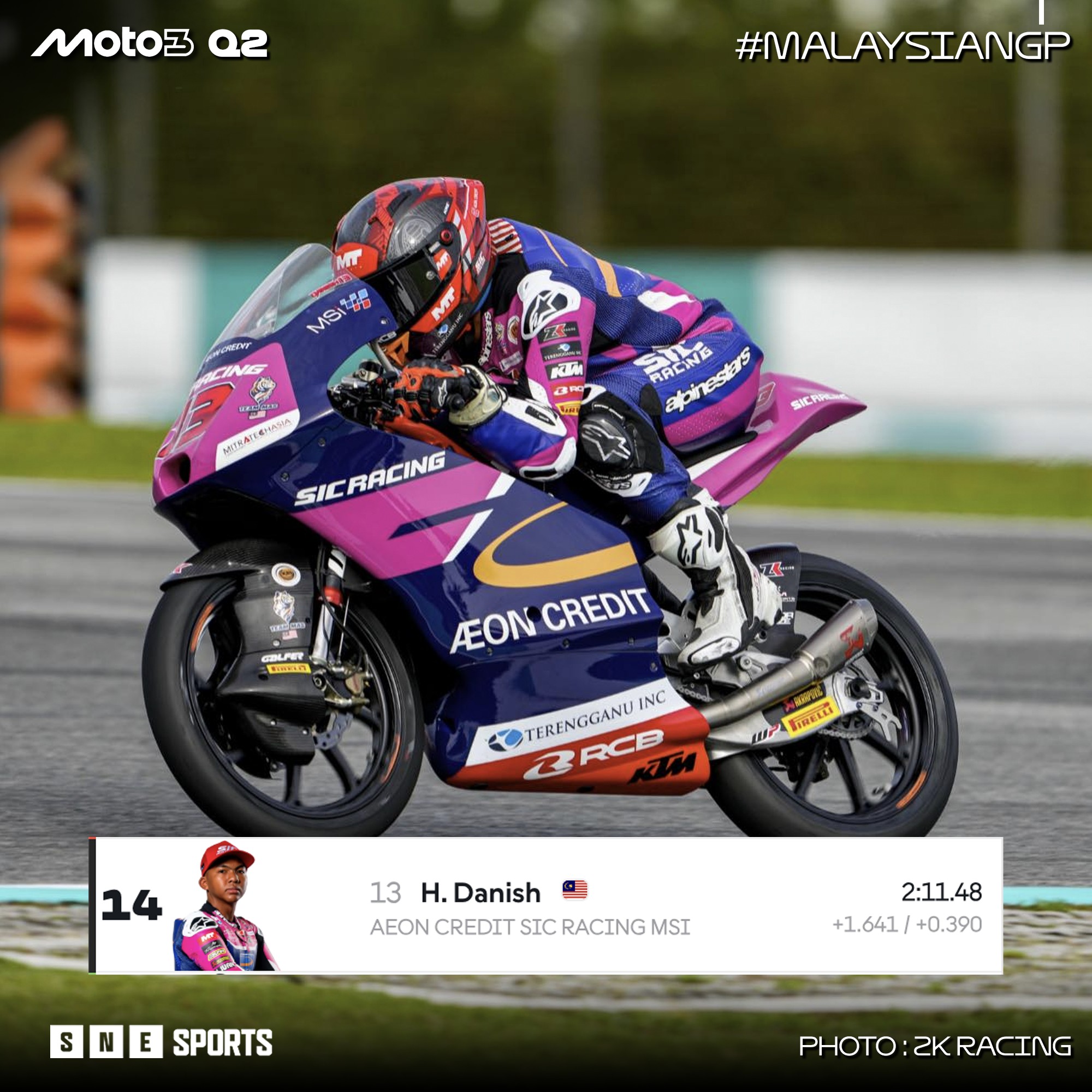 Hakim Danish pushes to absolute limit in agonising Assen Moto3