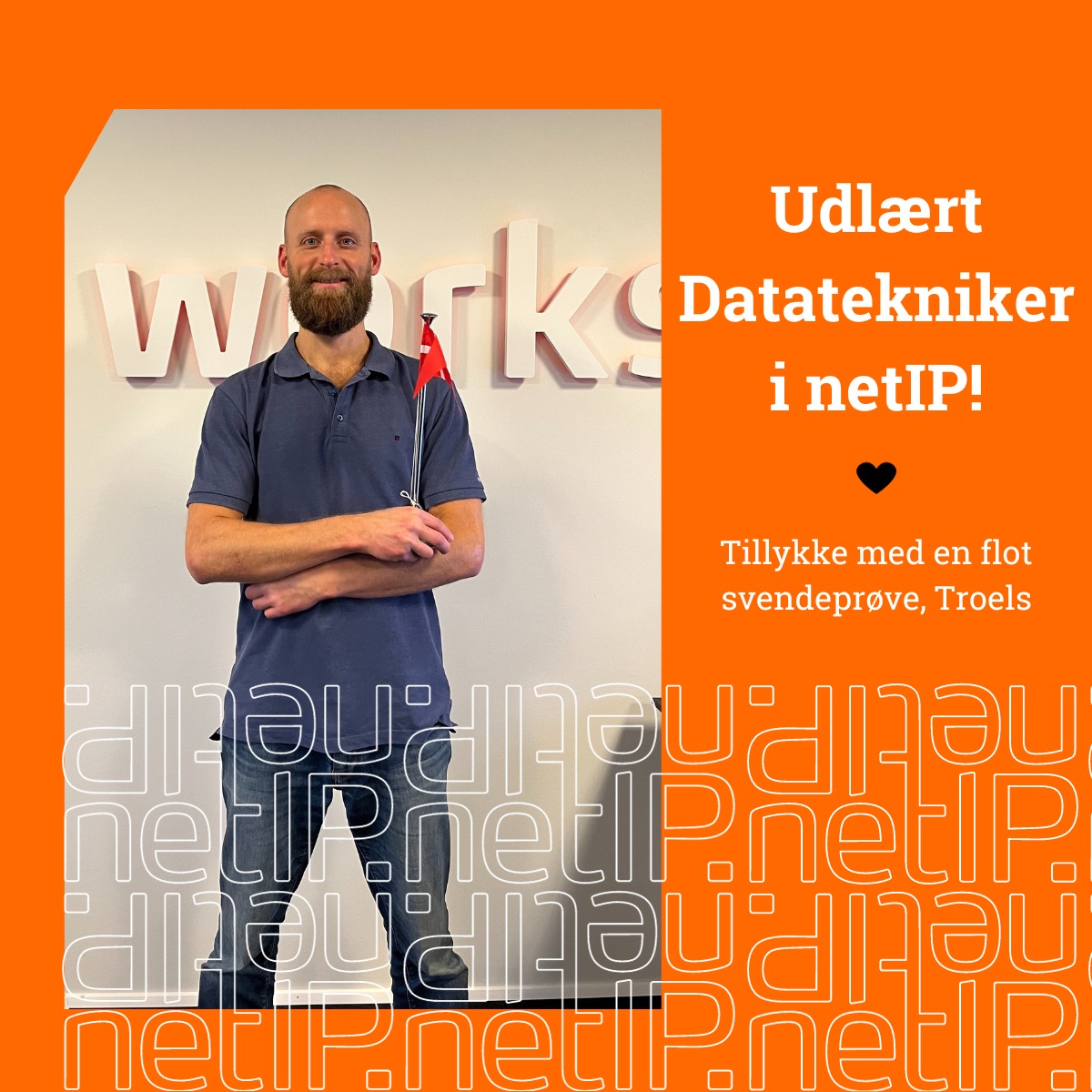 netIP - Kontoret i Holstebro kunne for nyligt fejre, at Troels ...