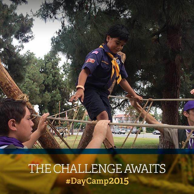 Cub Scouts - Have your Cub Scouts tried the Rope Bridge? #DayCamp2015 ...