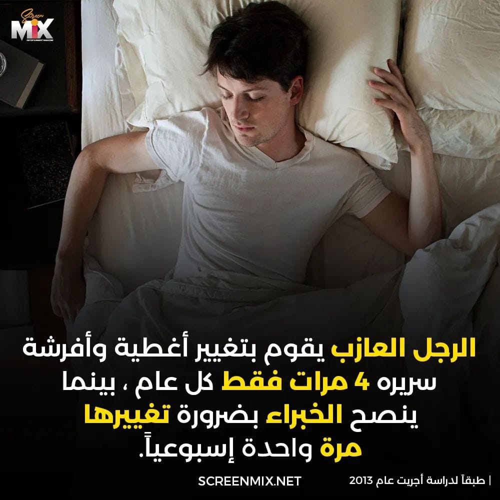 Screen - وأنت تغيير فراشك كم مرة ! 😂 | Facebook