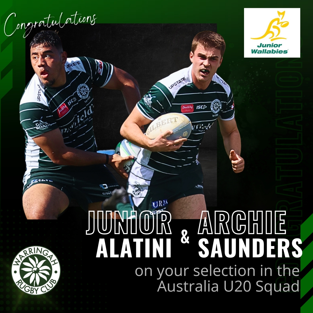 Warringah Rats - 📣 Big Shout Out to 2 of our own Rats...