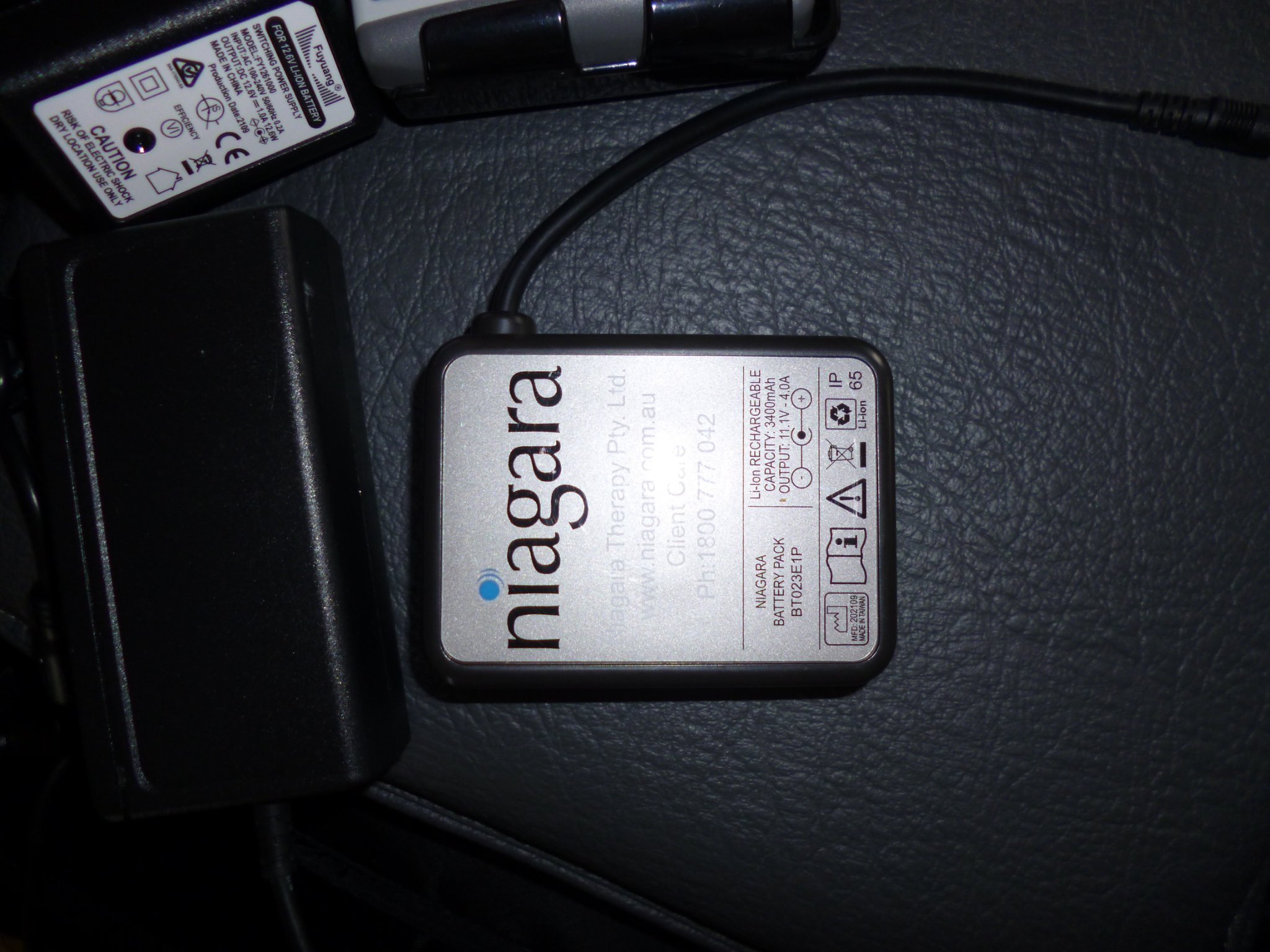 Niagara Thermo Cyclopad & Remote includes Battery Pack for off grid ...