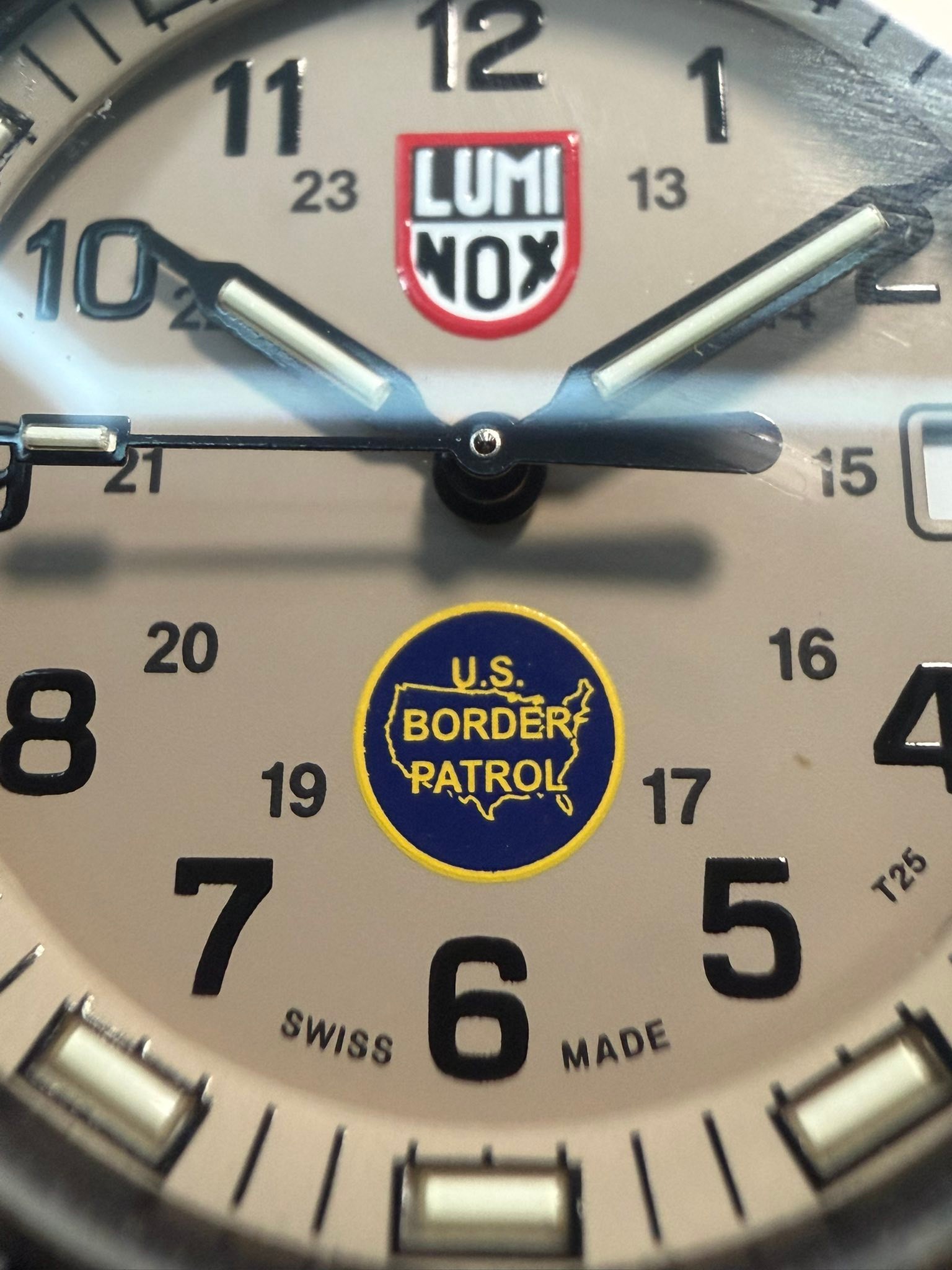 Custom Luminox 3000 V3 watch from US Border Patrol