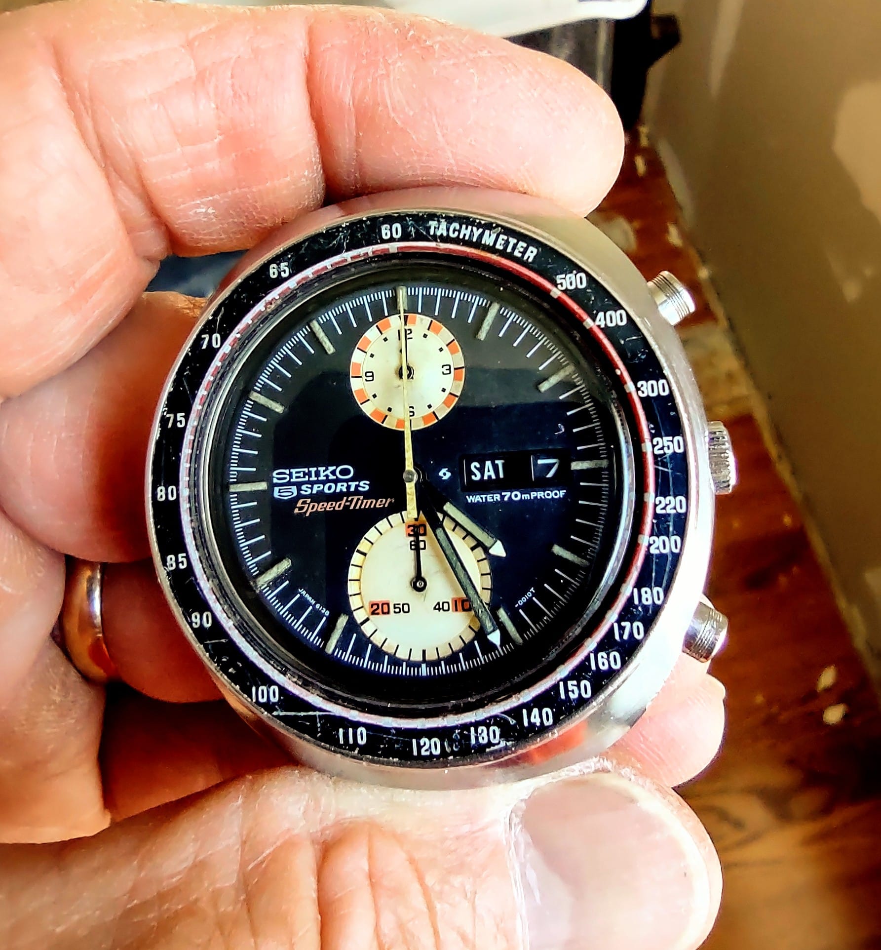 Seiko 6138-0011 “UFO” / “Yachtsman” — April 1972 production