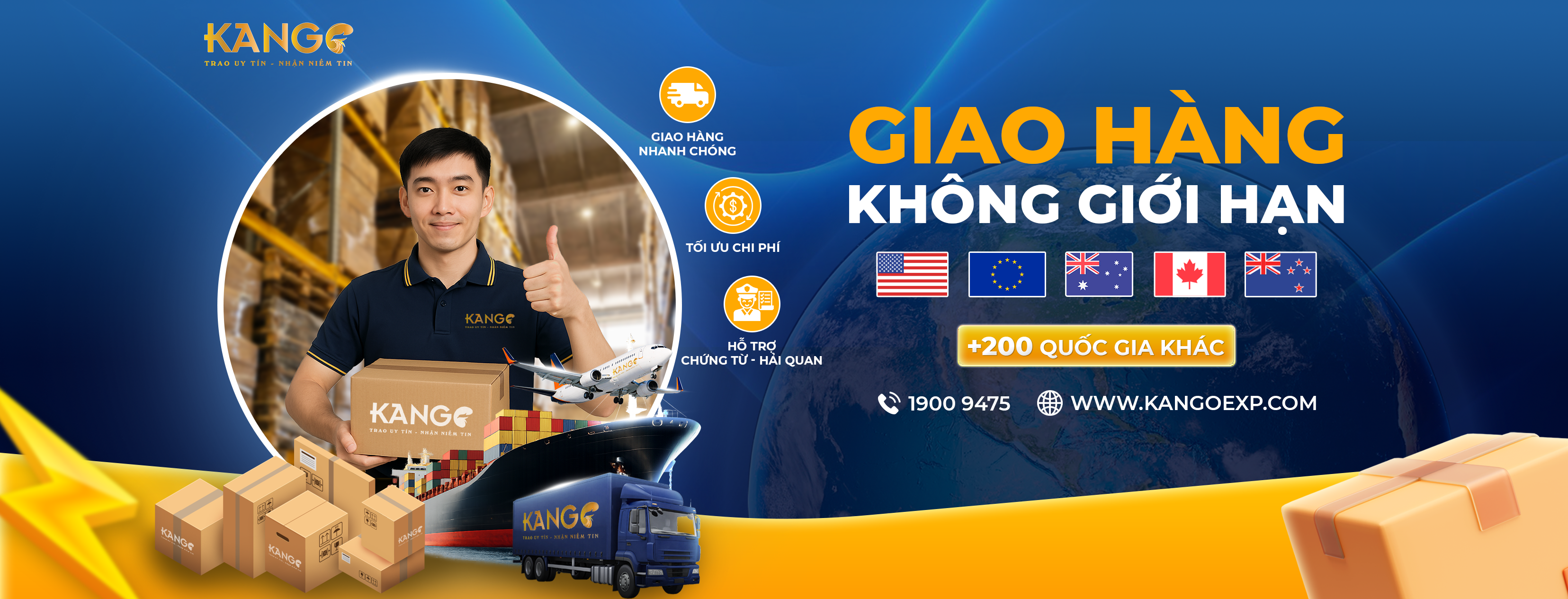 Kango Express - Chuyển Phát Nhanh Quốc Tế