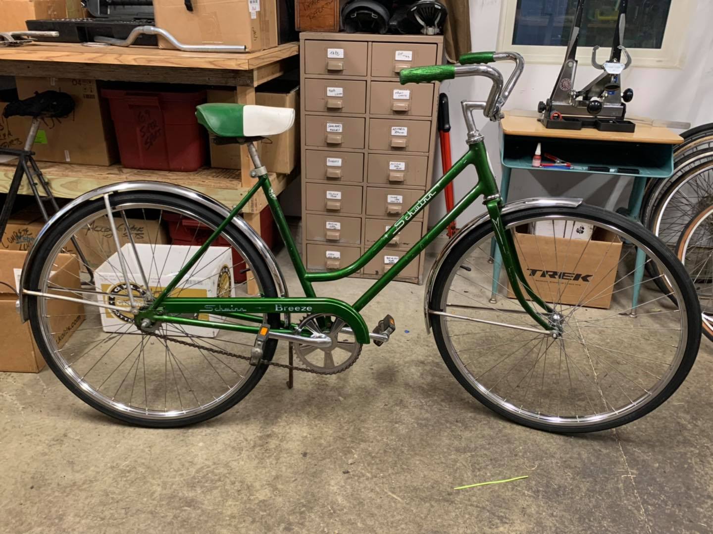1972 Schwinn Breeze single speed vintage bicycle for sale
