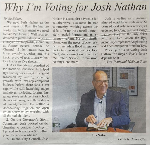 Josh Nathan for Rye