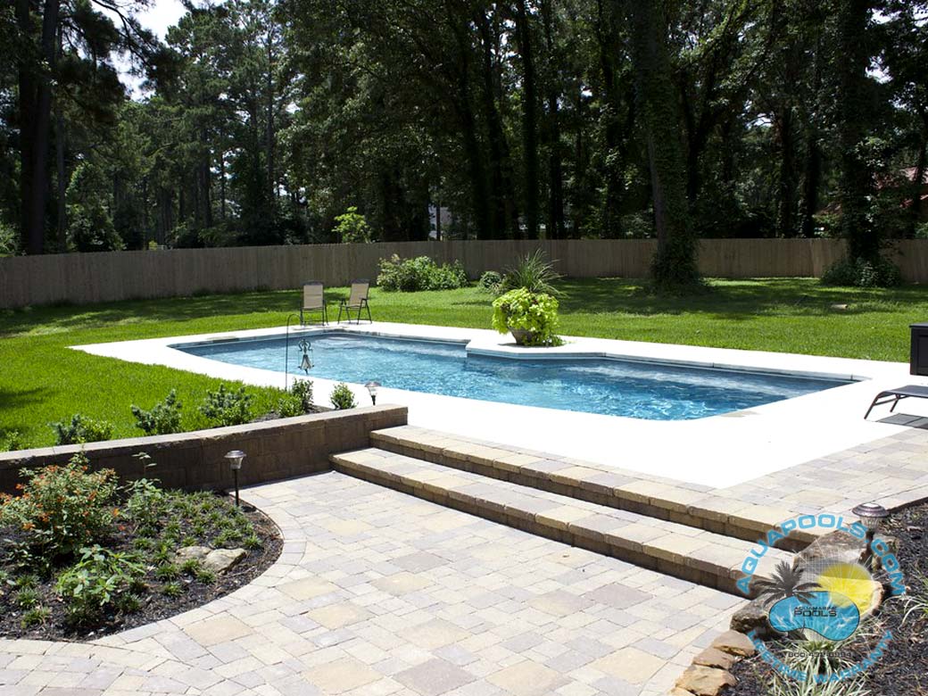 AquaPools - Here is another look at the 16' x 40' Poseidon...