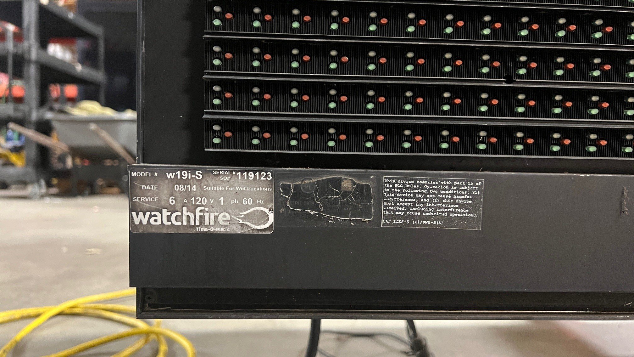 Watchfire Message Center 36'' x 72'' 19mm Full Color - Miscellaneous ...