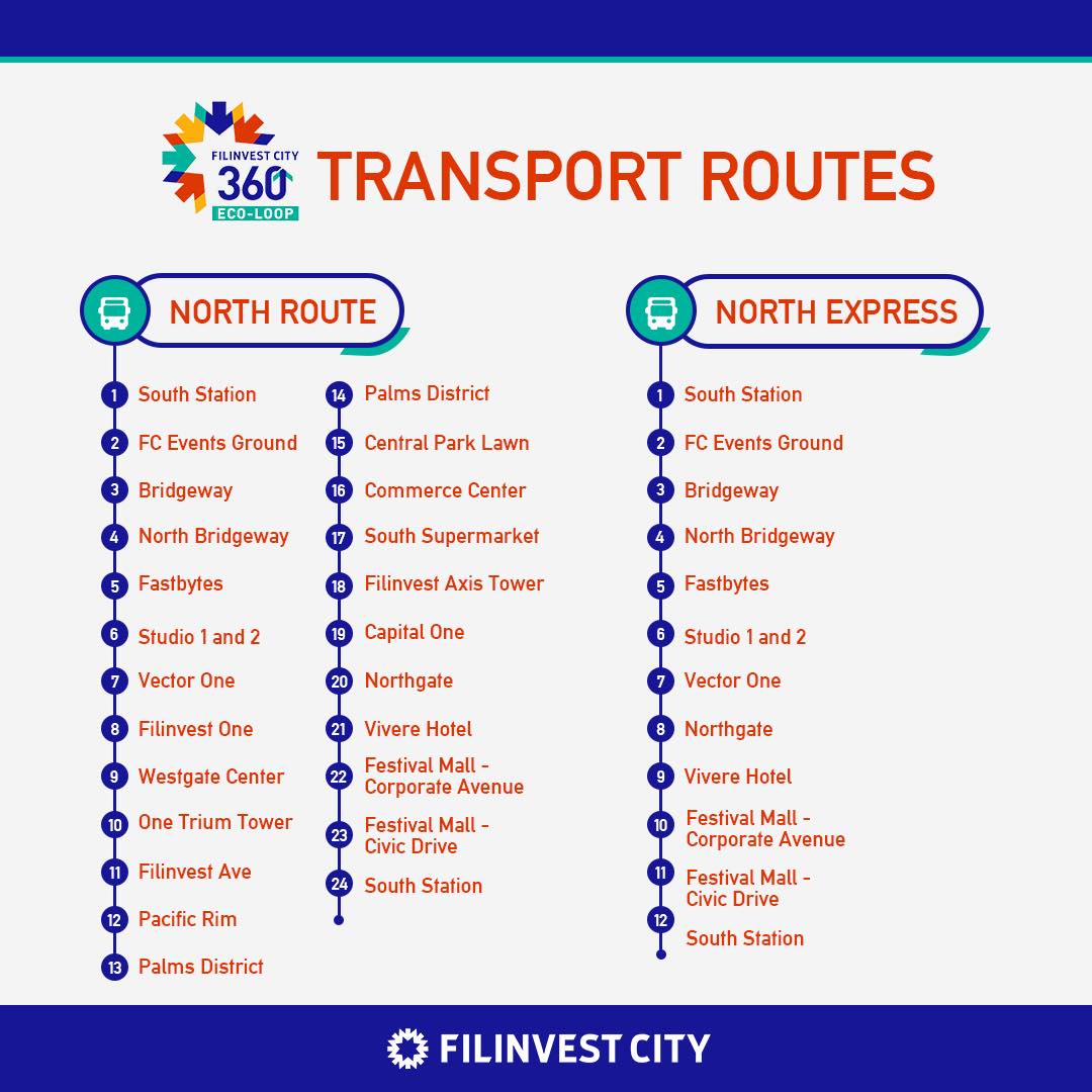Filinvest City - Check out the routes and stops of the... | Facebook