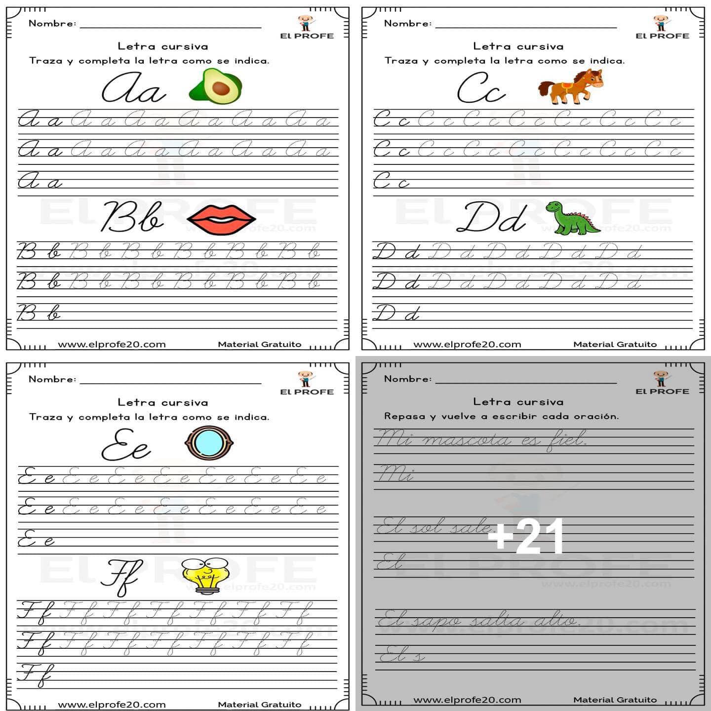 Fichas de ejercicios de... - El Profe - Material educativo | Facebook