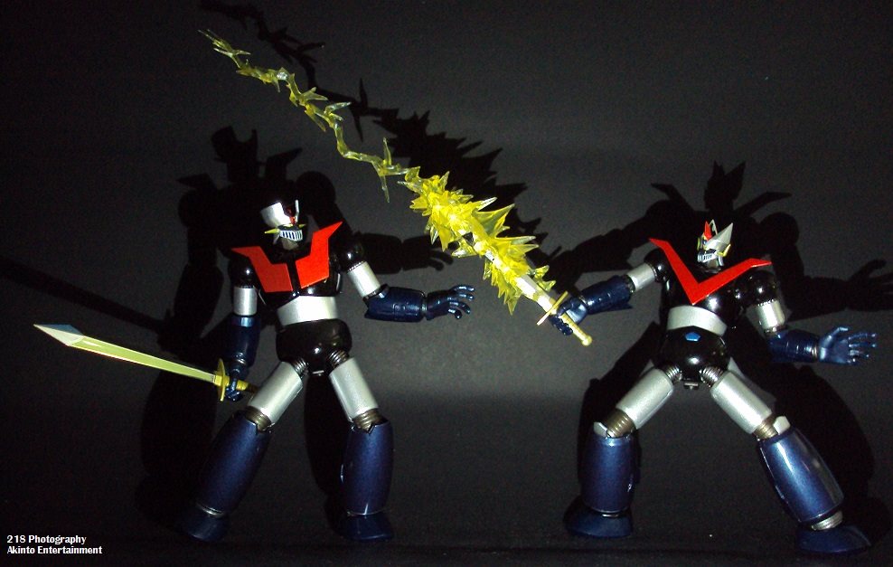 GX-01 and GX-02 Mazinger Z and Great Mazinger, unbox after 25 years.