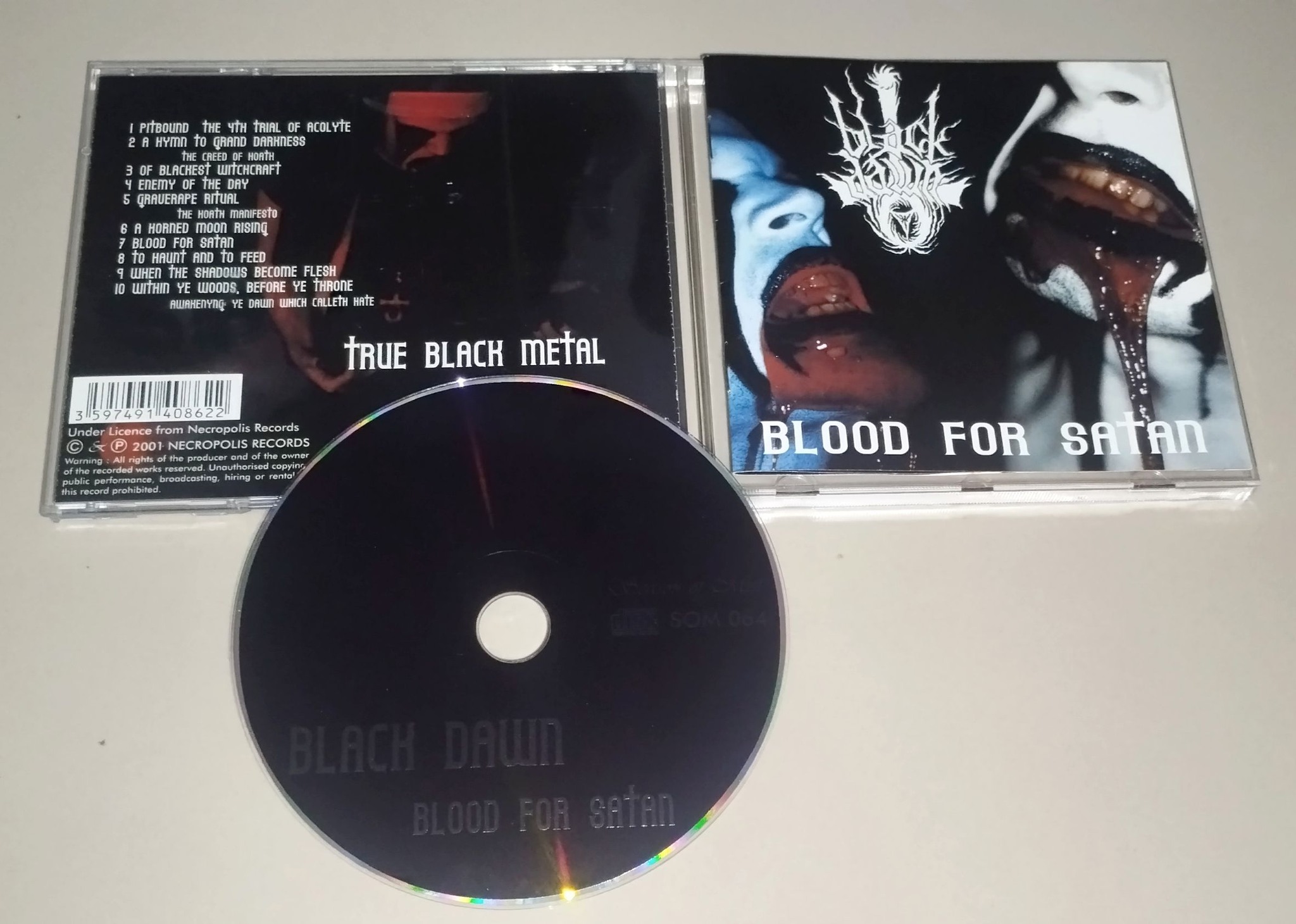 BLACK DAWN : blood for satan