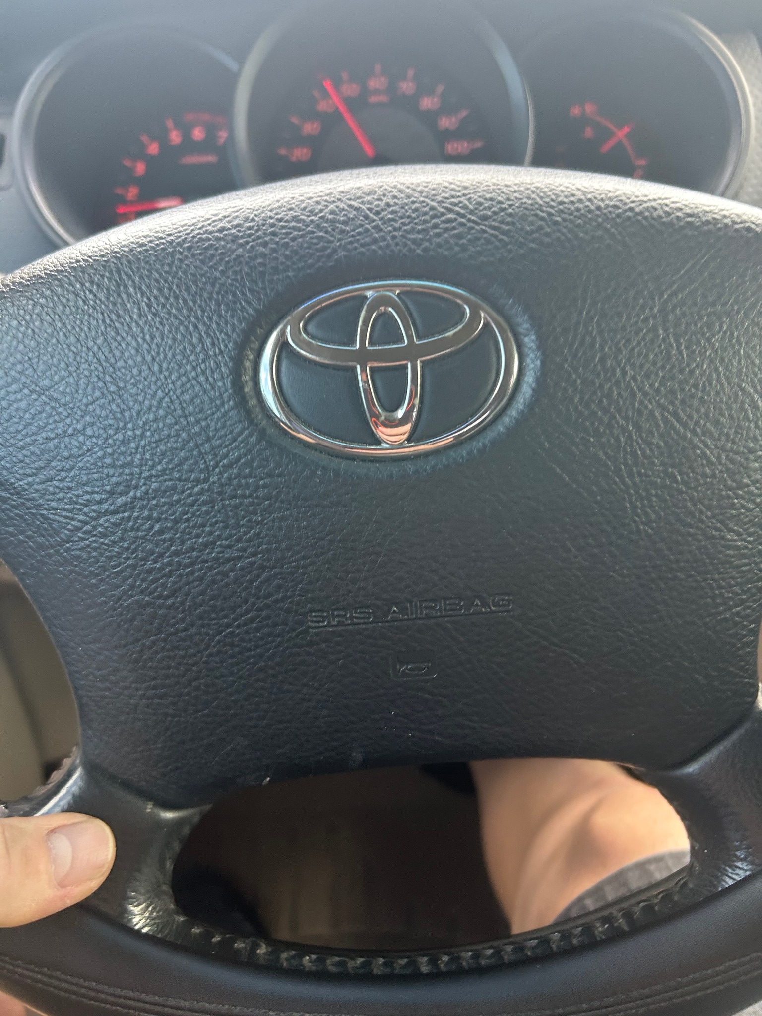 Blackout Steering Wheel Emblem Overlay For Toyota – Tacoma, Tundra, 4Runner, Camry, Corolla