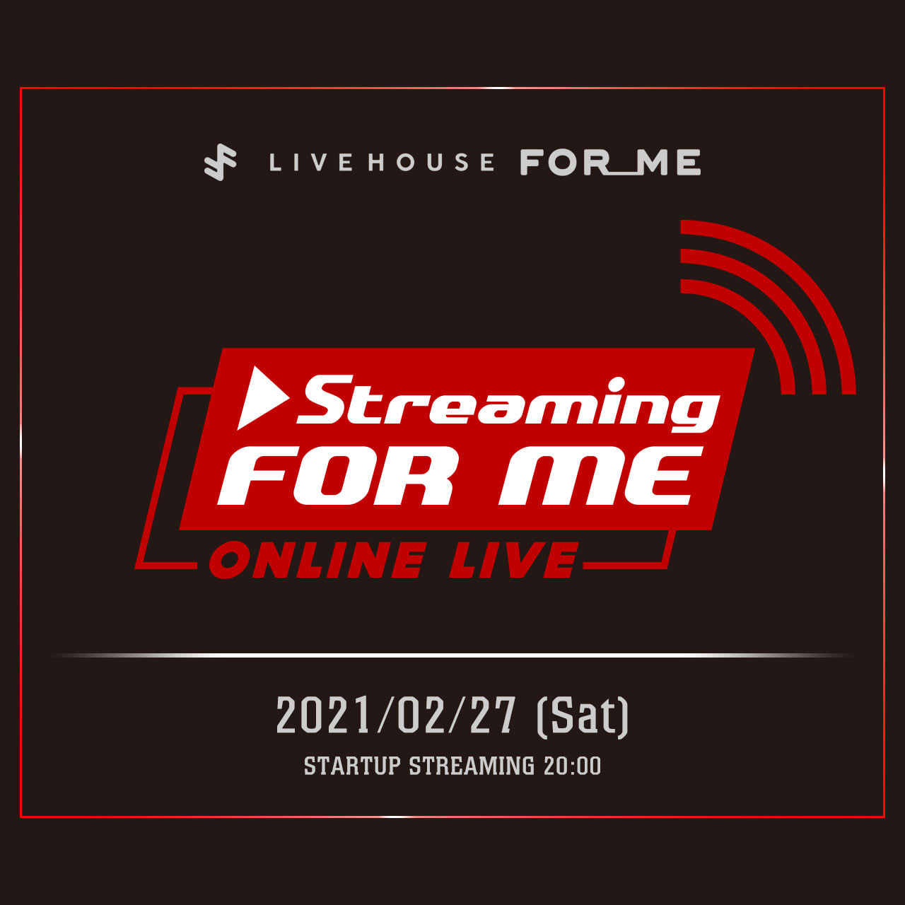 ライブハウス フォーミー Streaming For Me 無料配信live Streaming For Me 2月27日 土 八戸 Live House For Me 配信start 00 無料配信live アーカイブ予定有り Act Oikbo Trash Youth Dat 配信urlは後日お知らせいたします 問 フォーユー八食店 0178ｰｰ
