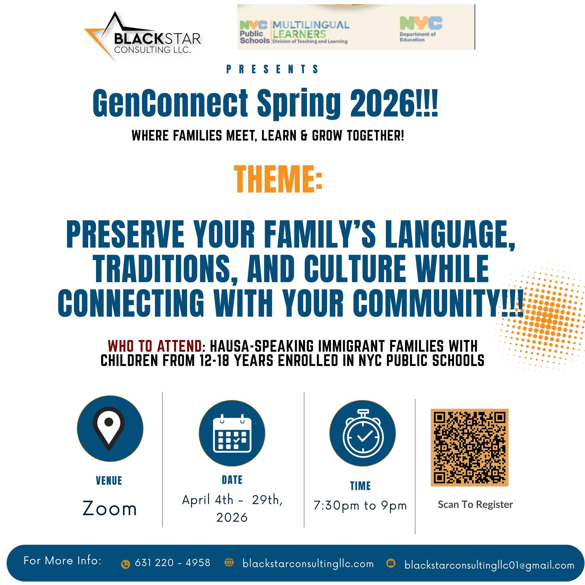 BlackStar - Lets Connect at the GenConnect Spring 2026, Where Families ...