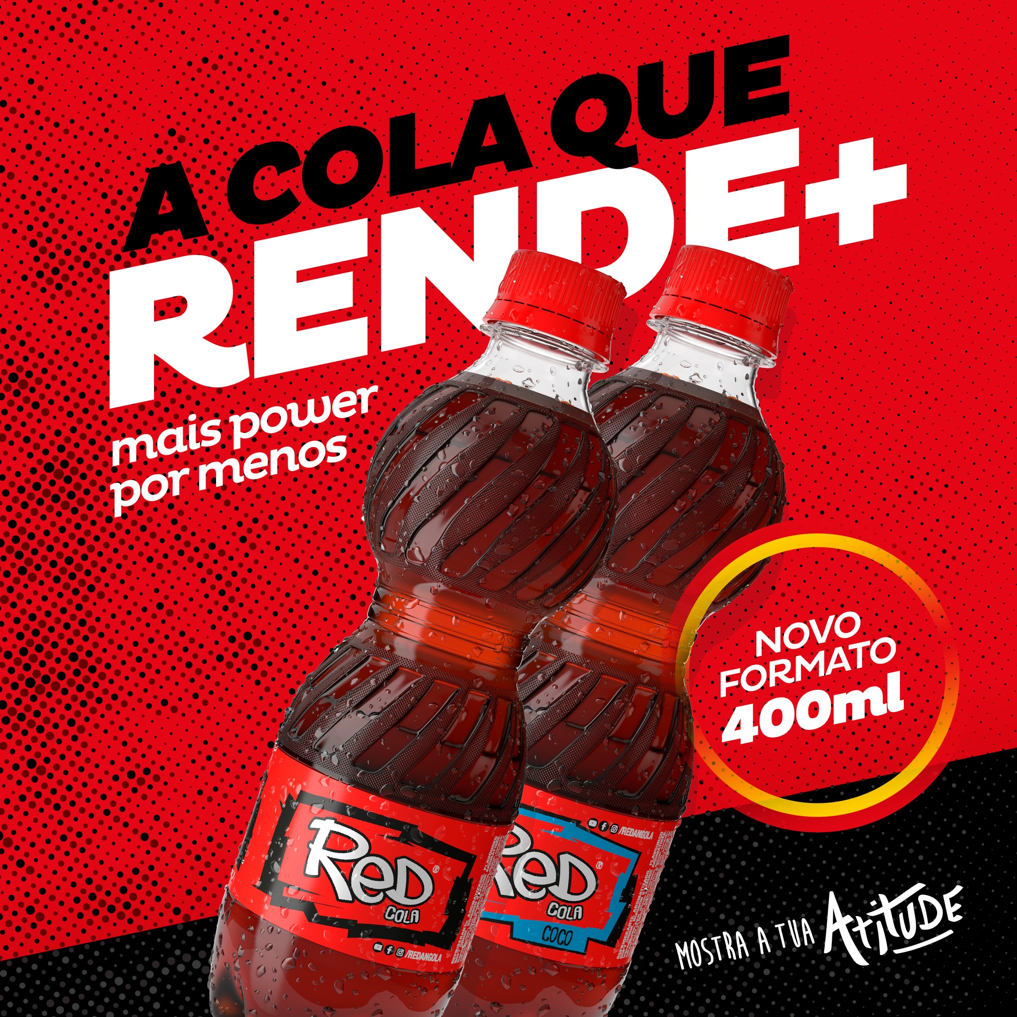 Red Angola - 🌟 NOVO FORMATO, MESMO SABOR! 🌟 A Red Cola... | Facebook