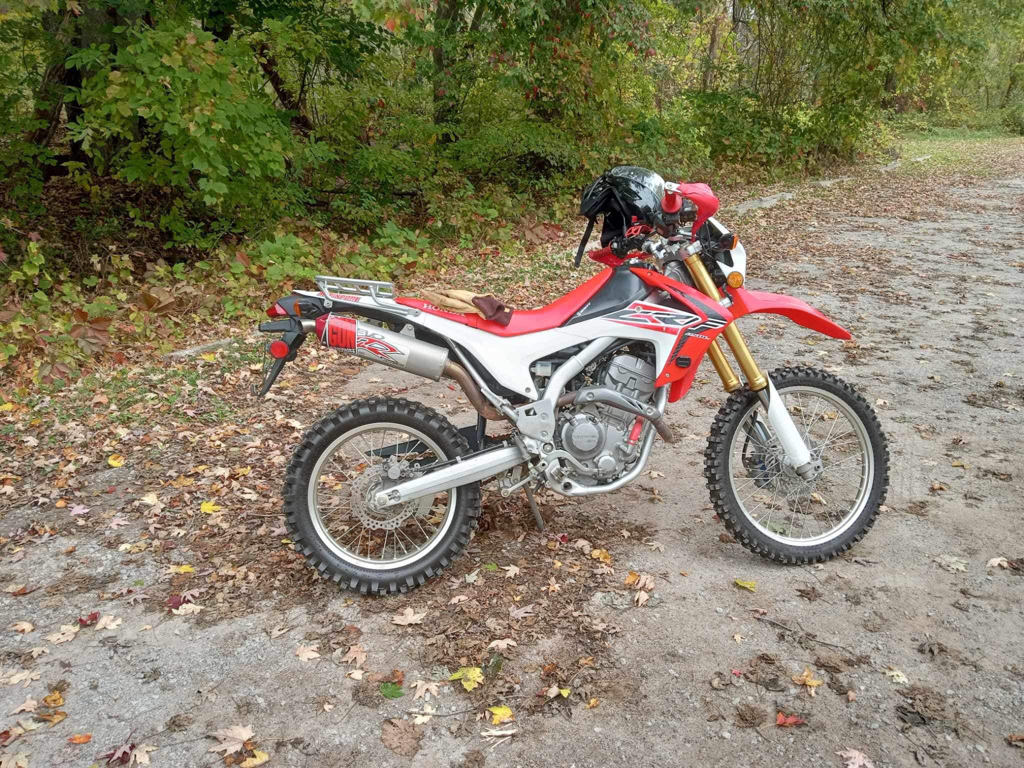 Glad to be here starting off on a 2015 CRF250l