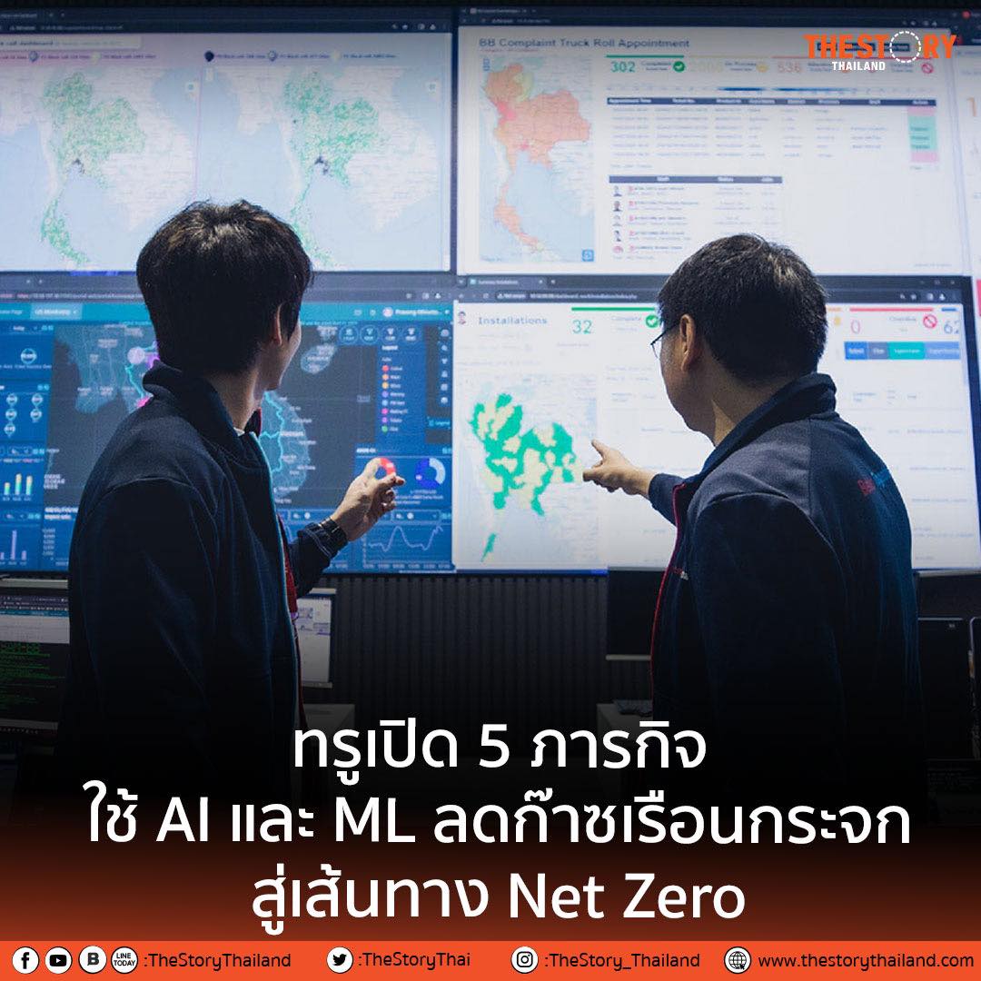The Story - 5 ภารกิจ True ใช้ AI และ ML ลดก๊าซเรือนกระจก . ทรู คอร์ปอ ...