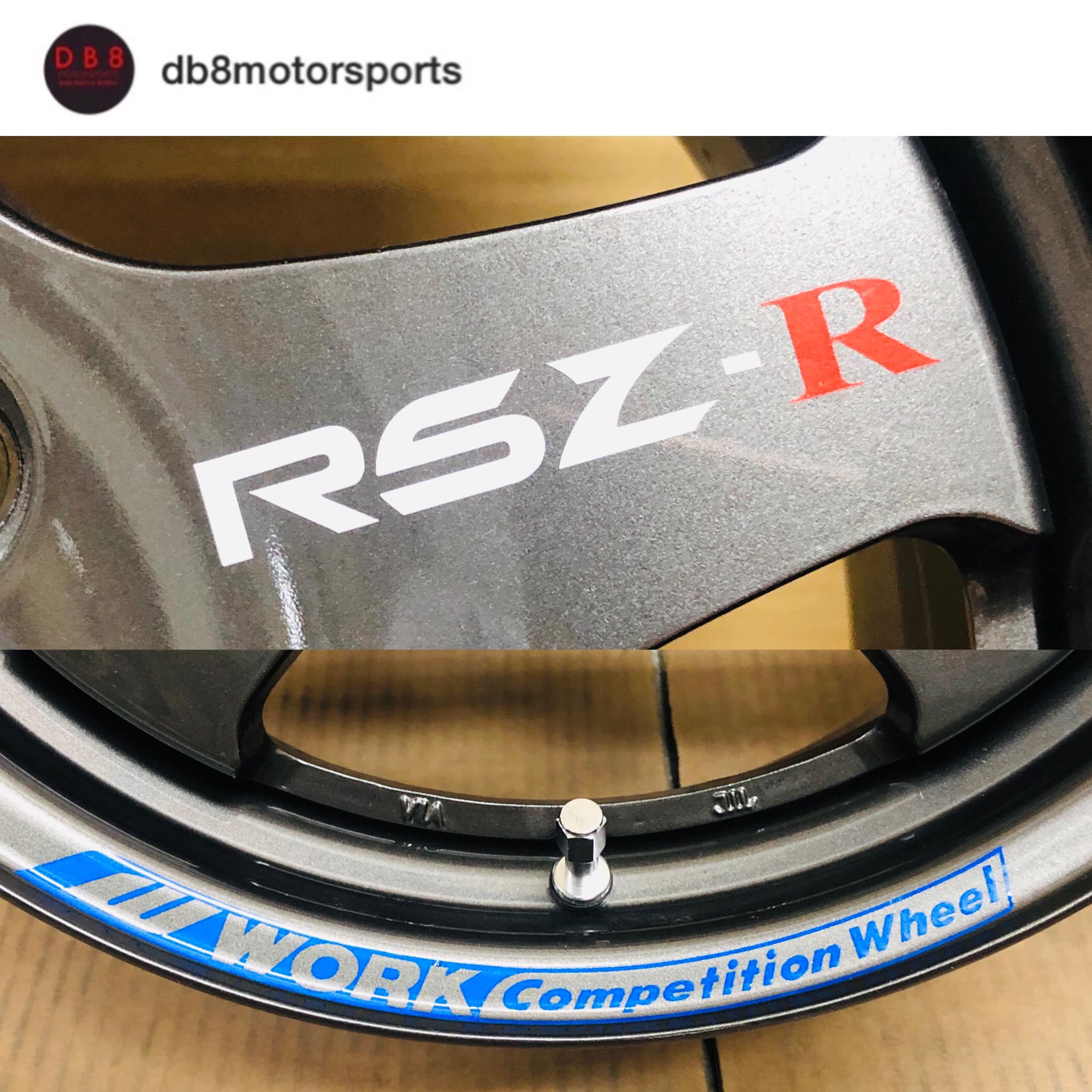 DB8 - 🇯🇵 Work RSZ-R Forged (4x100) 🇯🇵 📣 Details: Real deal