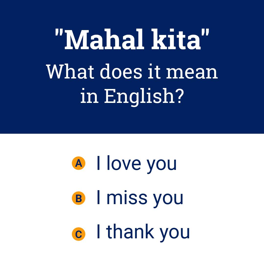 mahal kita in english