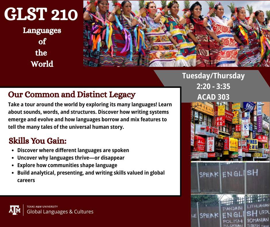 Texas A&M Global Languages & Cultures | College Station TX