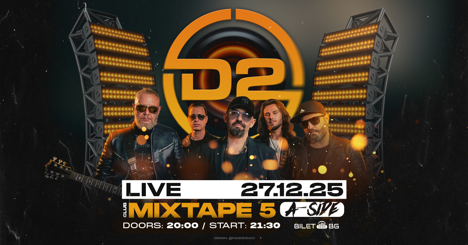 D2 на живо в София / клуб Mixtape 5 / 27.12