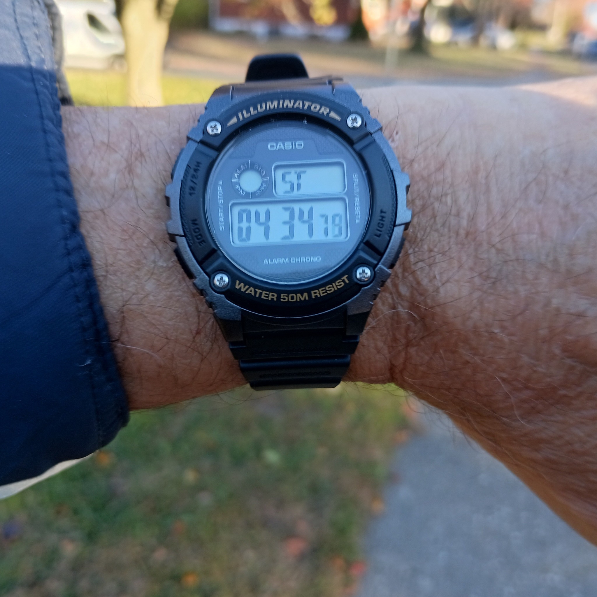 Casio w216h watch for walking