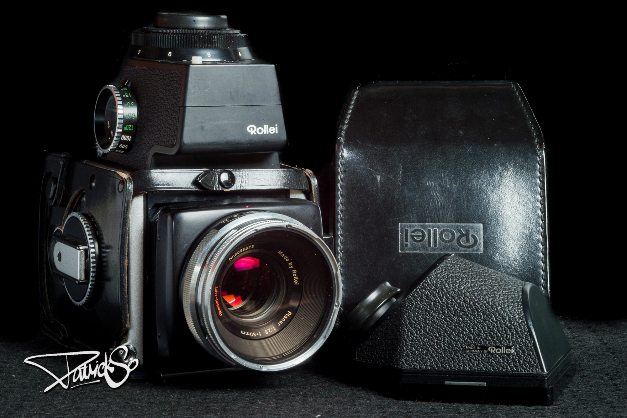 Rolleiflex SL66 medium format camera with Rollei Planar 80mm lens