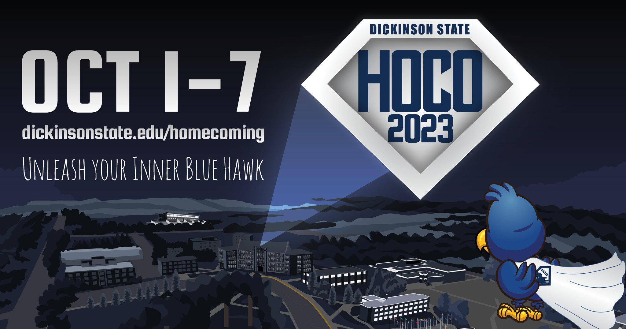 DSU - 🔵🎉⚪️ | Unleash Your Inner Blue Hawk! The 2023 Homecoming schedule ...