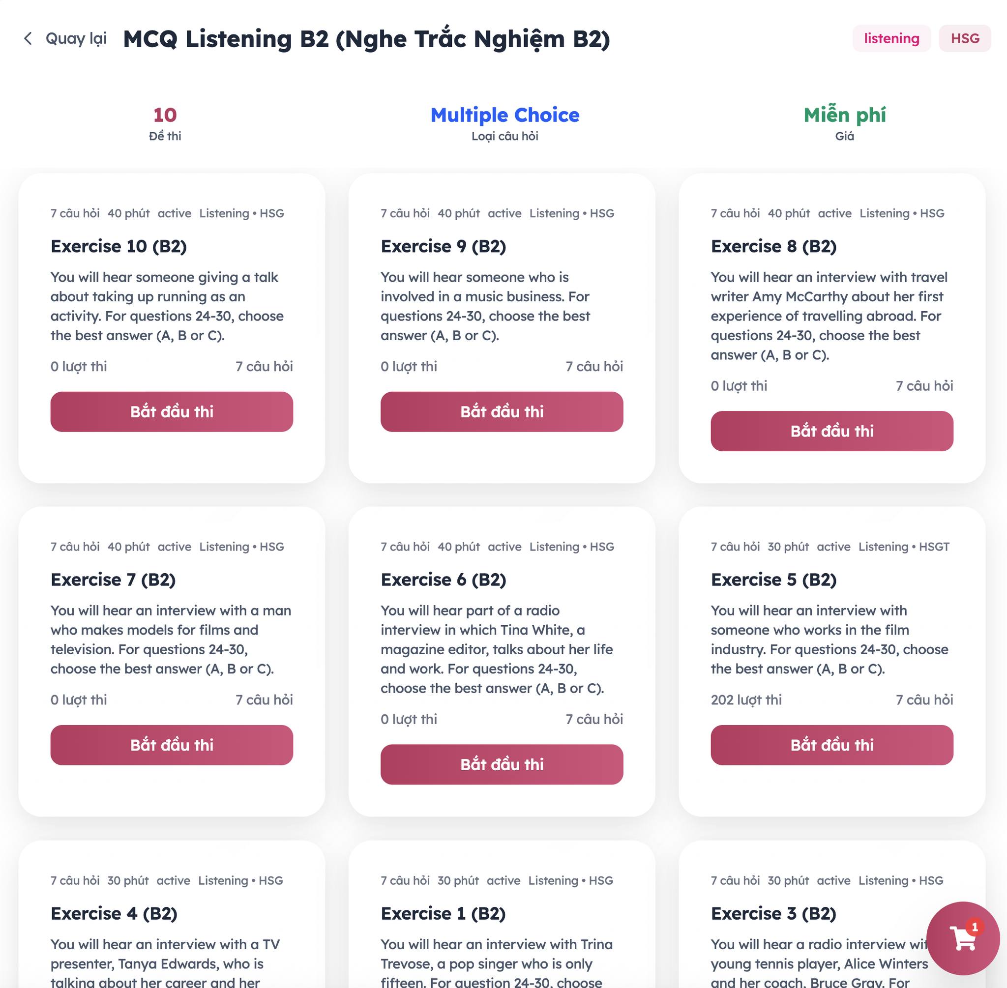 Springboard - [Free] Bộ đề Nghe Trắc Nghiệm (MCQ Listening) mức độ B2 ...