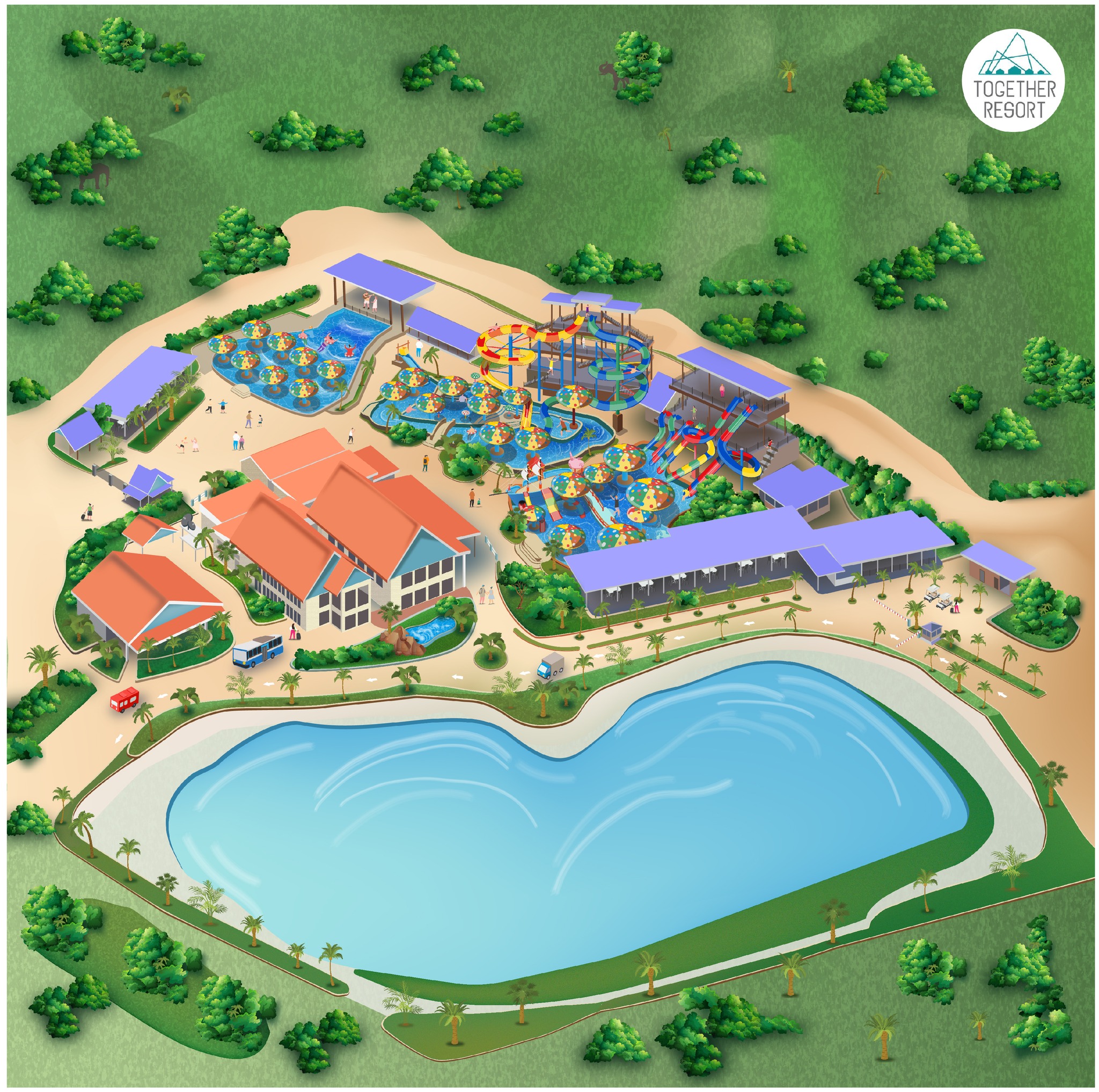 Together Waterpark Resort... - รับทำแผนที่ BIG Map Design | Facebook