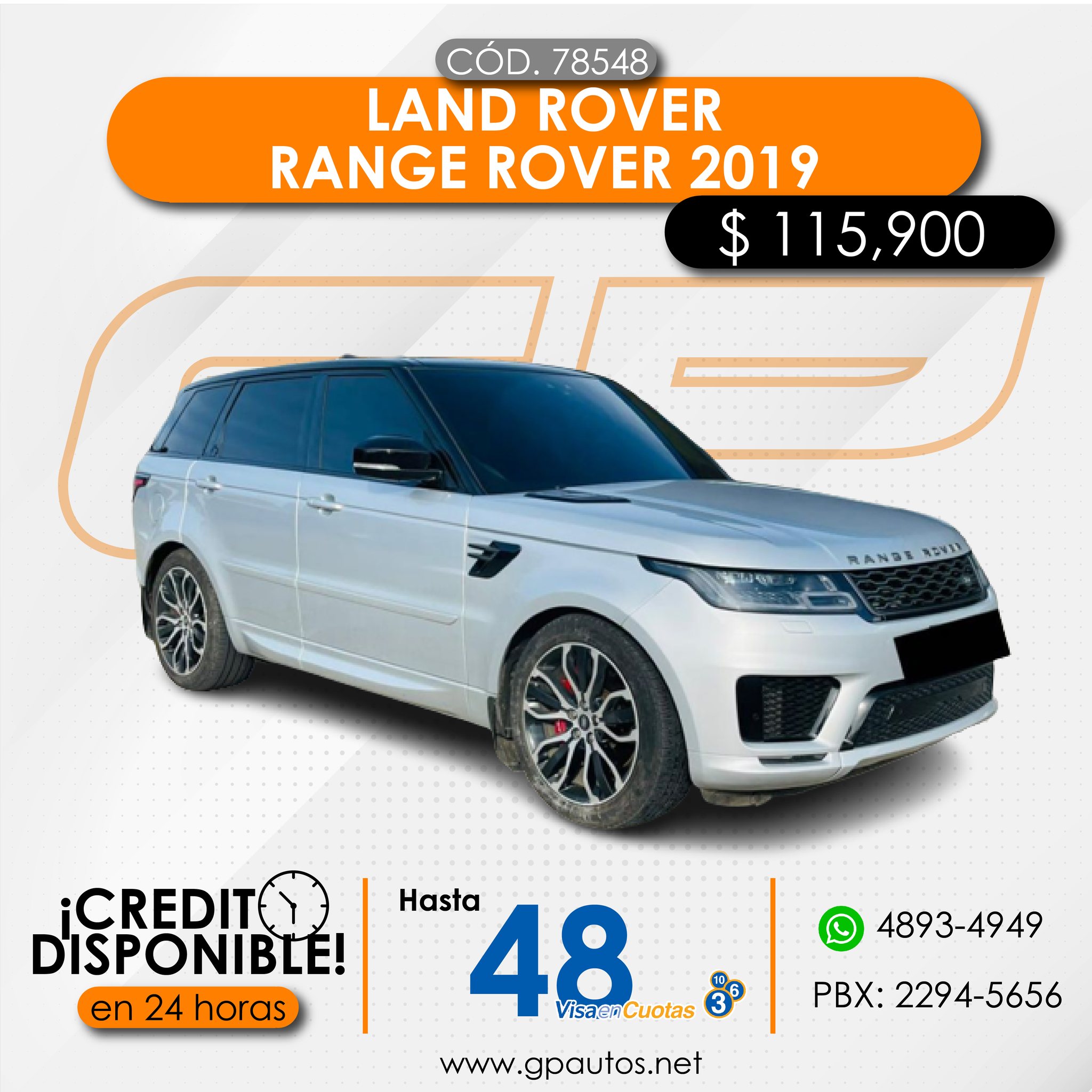 GP Autos - 🟠LAND ROVER RANGE ROVER 2019🟠 Origen: AGENCIA... | Facebook