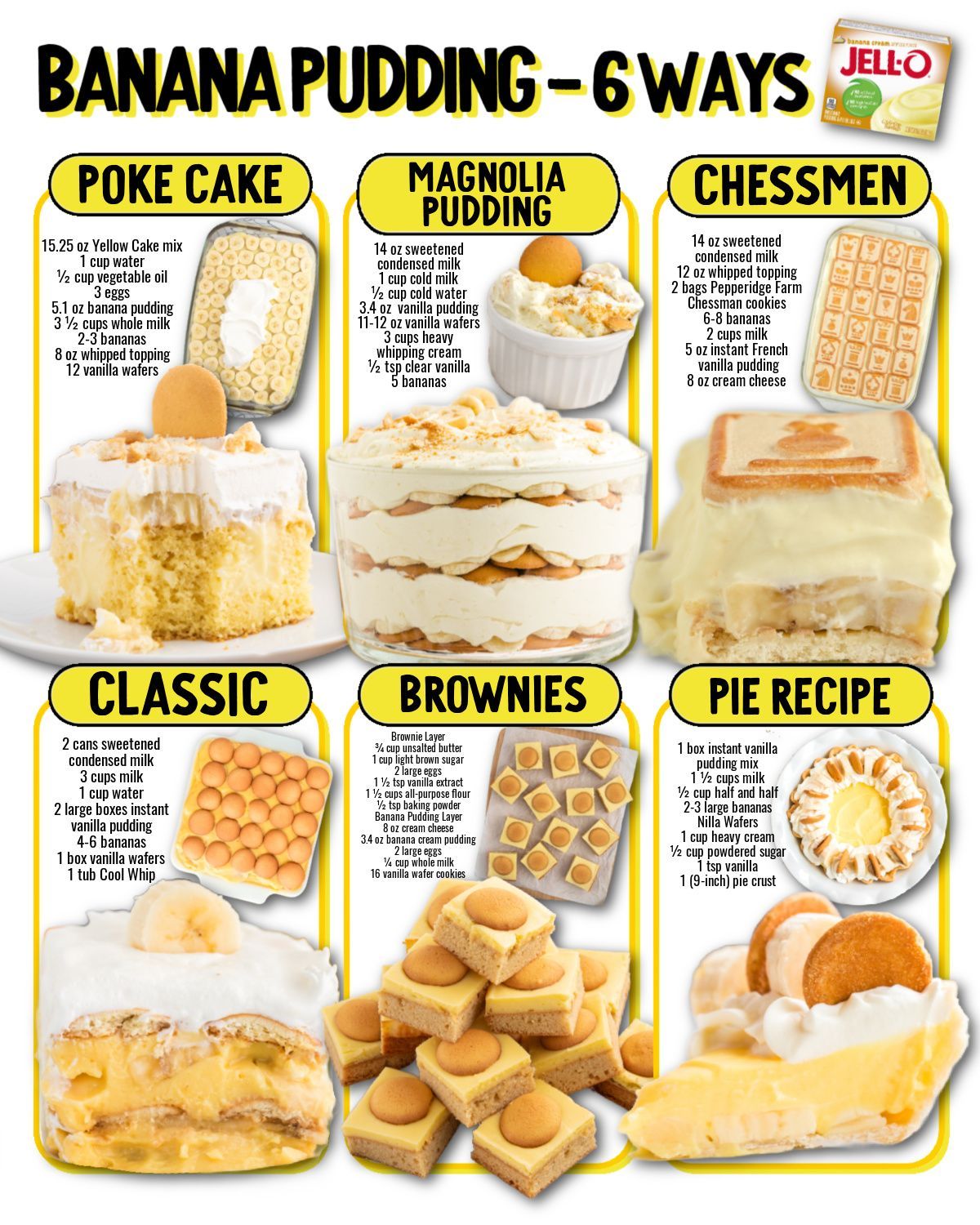 Curated visual reference: Picture Idea: The Best Banana Pudding Lovers This One S For You