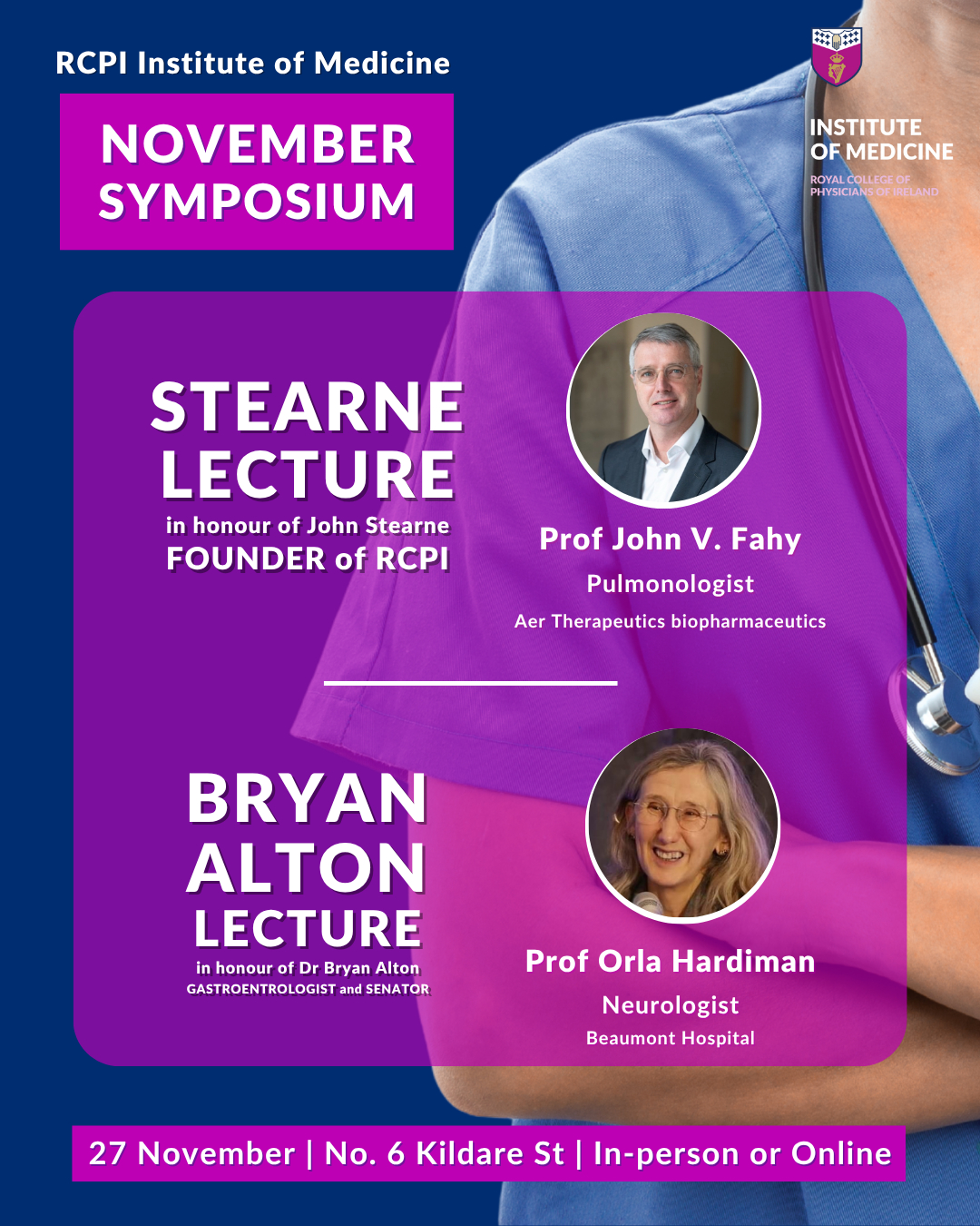Royal - At RCPI Institute of Medicine's November Symposium, speakers ...
