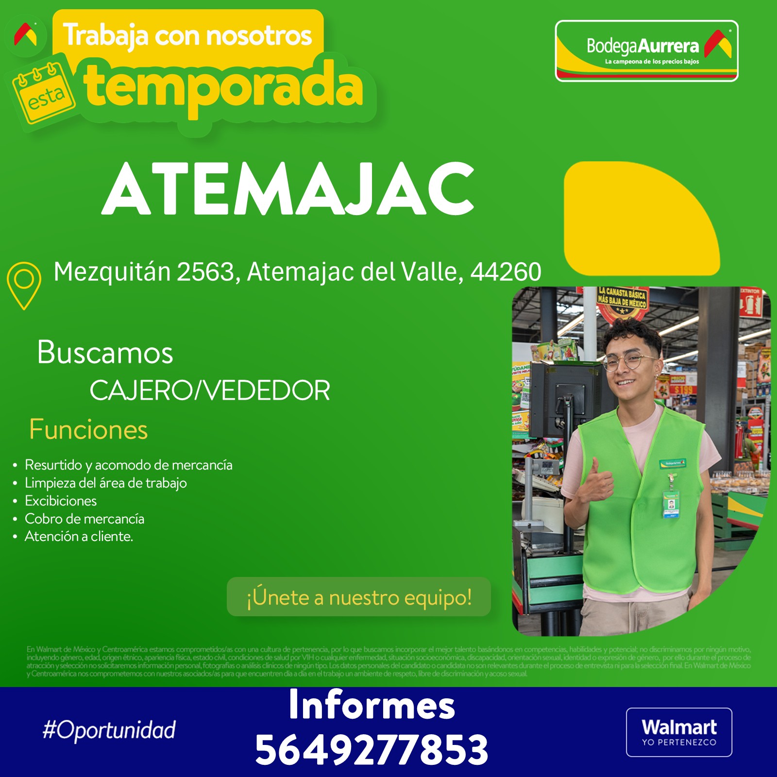 Haydee Barba BODEGA AURRERA ATEMAJAC ESTAMOS... Facebook
