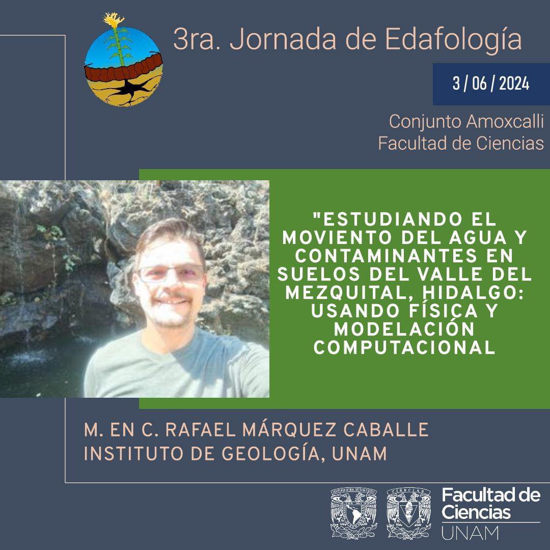 🌎🪴La 3ra Jornada de Edafología de la Facultad de Ciencias te invita a ...
