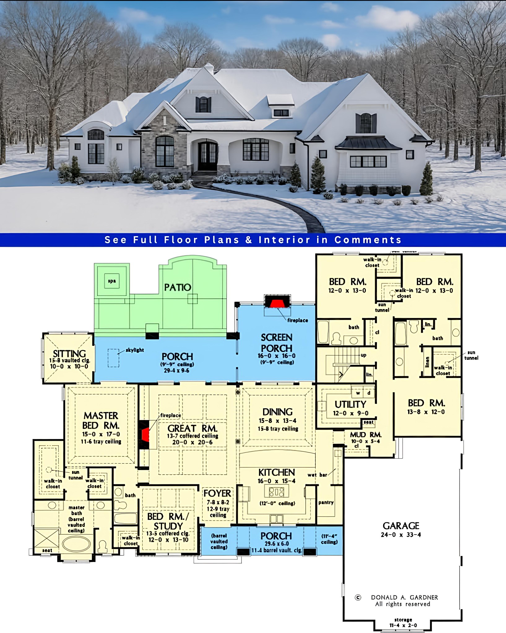 Architecture - Cozy meets spectacular! Imagine warming up by the ...