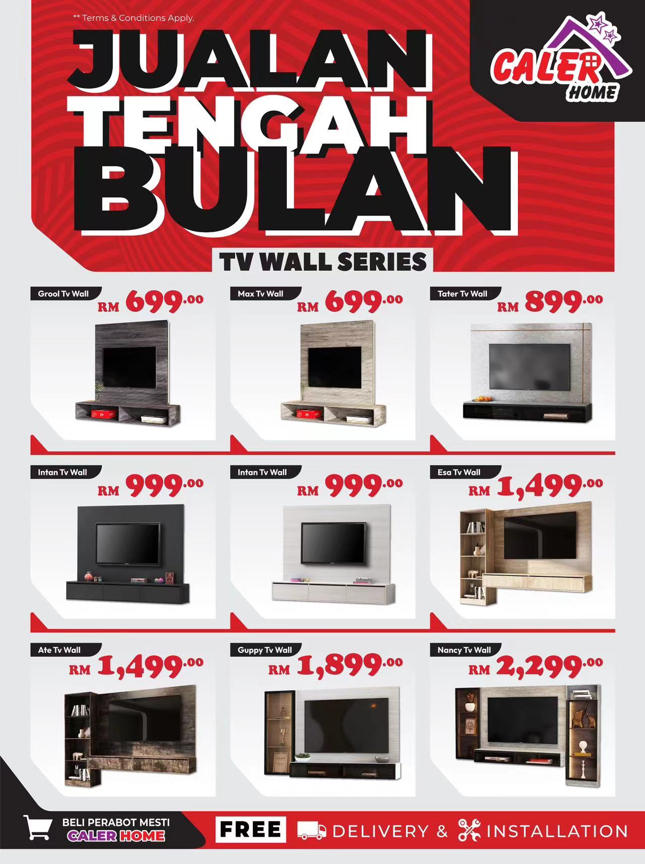 Caler Home HQ - KABINET TV HARGA TERENDAH DI PASARAN 🔥🔥... | Facebook