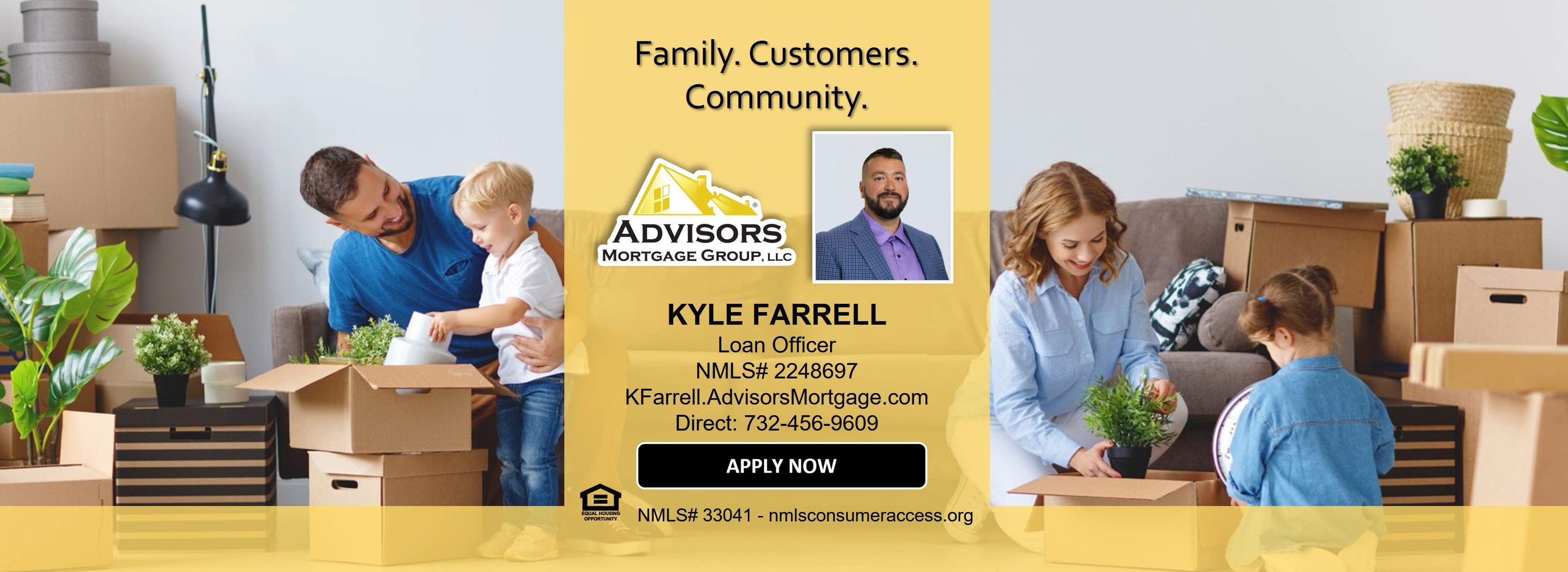 Kyle Farrell - Advisors Mortgage Group, LLC | Freehold NJ