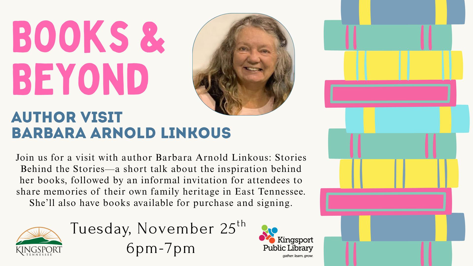Books &amp; Beyond: Barbara Arnold Linkous