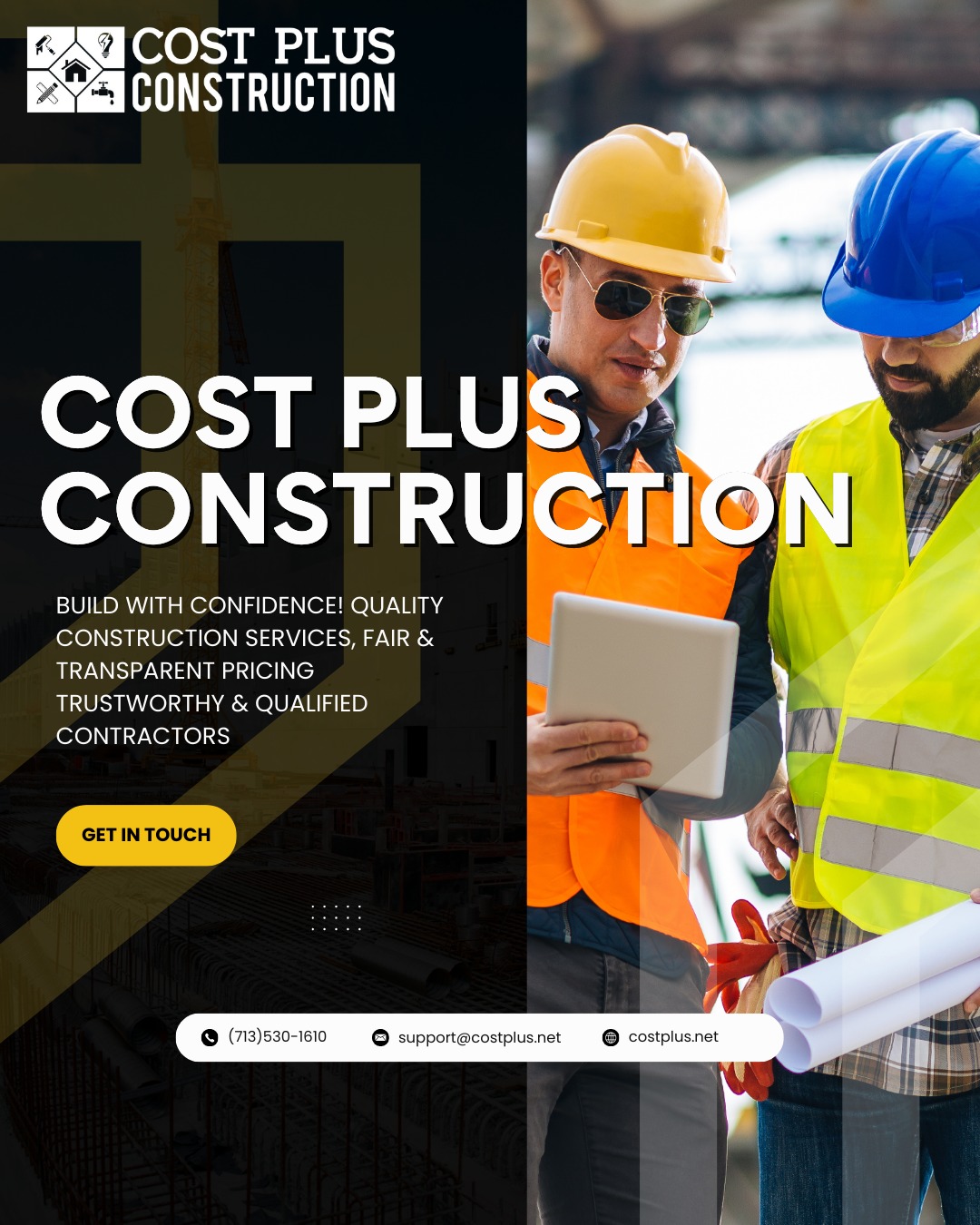 Cost Plus Construction | Texas City TX