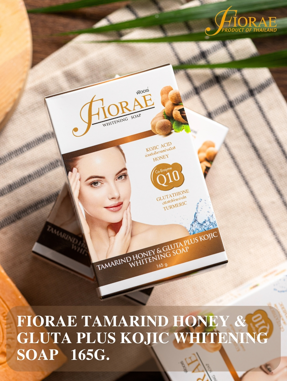 best whitening soap philippines glutathione kojic acid FIORAE TAMARIND HONEY & GLUTA PLUS 165g. • TAMARIND • HONEY • TURMERIC • CO-ENZYME Q10 • • KOJIC QUALITY PRODUCT OF THAILAND Now available in eyes mask How to Set Up Size:1 Bottle - 180 Capsules