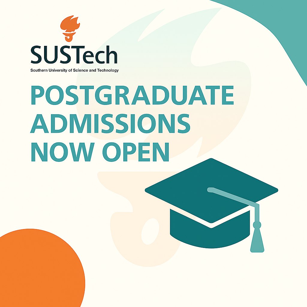 A team led by Chair Professor Zefeng... - SUSTech Admissions | Facebook