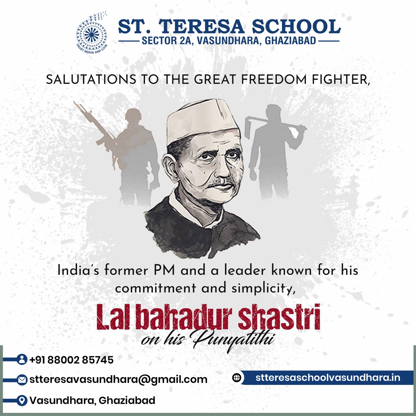 St. - 🌺 Remembering Lal Bahadur Shastri on His Death Anniversary 🇮🇳 ...
